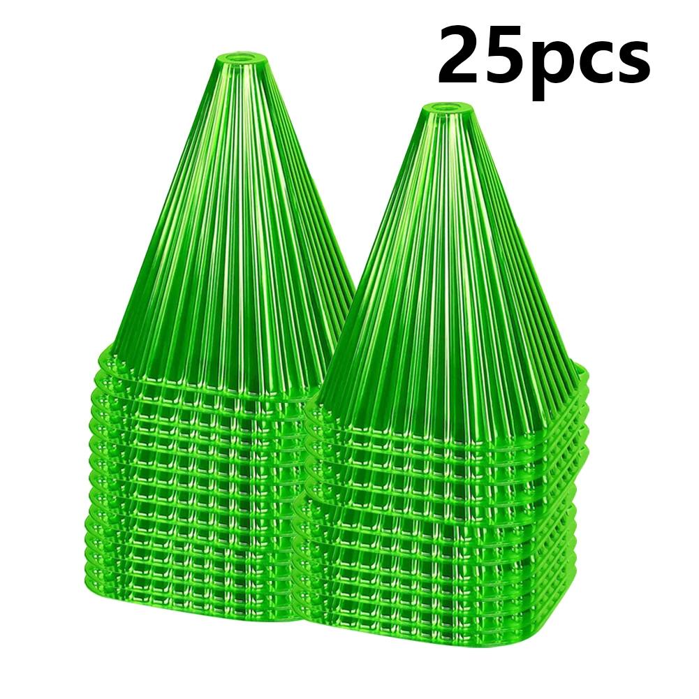 5-31Pcs Growth Box Planting Tent Reusable Square Use Plant Clock Cover To Protect Plants From Bird Frost and Snail Damage Green