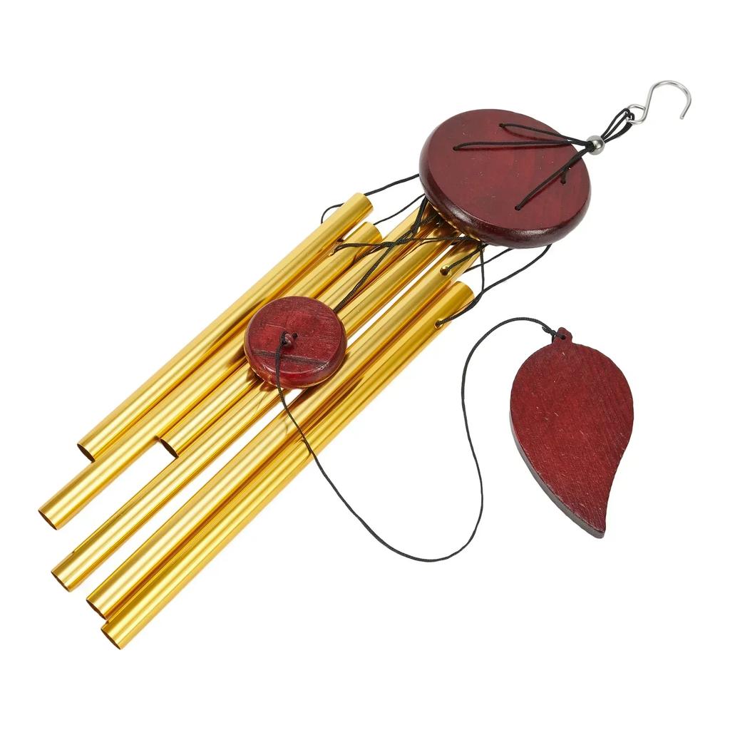 Money Tree 6 Tubes Wind Chimes Bell Good Luck Decor Home-Bell Pendant Home Garden Courtyard Decorative Lucky Wind Chime