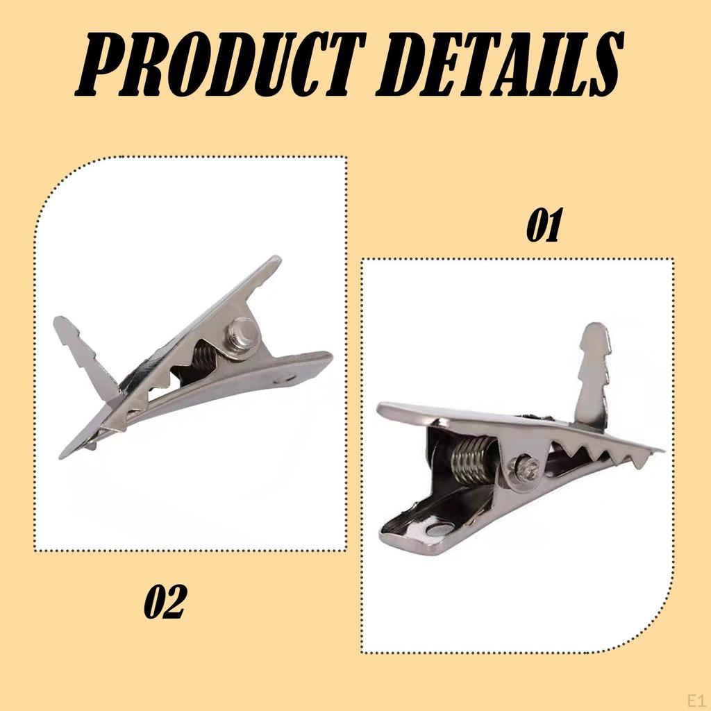 50 Pieces Christmas Tree Decor Clips Spring Clamps Practical Portable Easy to Use Durability Iron