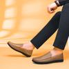 High Quality Leather Men Casual Shoes Comfortable Light Men  Formal Men Dress Shoes Breathable Slip On Men Driving Shoes