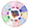Transparent Organza Mesh Bag with Star & Moon Design, Drawstring Pouch for Jewelry or Candy Gift Packaging