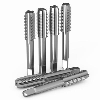 Kit de 5 tarauds à filetage métrique HSS pour machine, 3 mm, 4 mm, 5 mm, 6 mm, 8 mm, M3-M8, M3, M4, M5, M6, M8