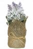 Lavender in a jute casing 17x7cm Artificial decorative plant