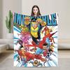 Invincible Flannel Blanket Hero Man Awesome Throw Blankets for Home 200x150cm Quilt