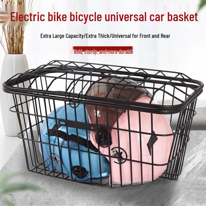 Universal Thickened Basket with Lid for Electric Scooters and Bicycles - Free Shipping