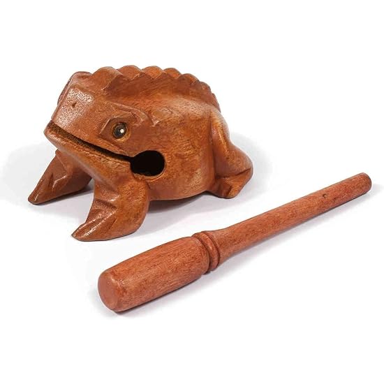 [Karokakku] Frog Instrument Wooden Frog Mini