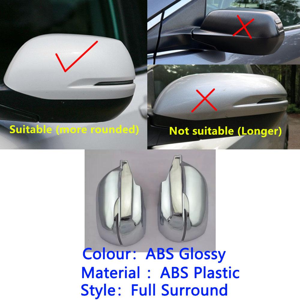 For Honda CRV CR-V 2012 2013 2014 2015 2016 Car ABS Decoration Stick Stick Rear View Eyebrow Side Glass Mirror Cover Trim Frame