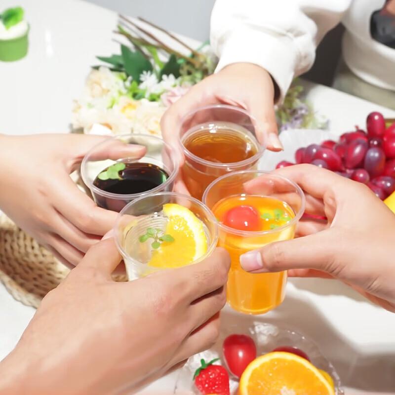 MIAOJIE Disposable Transparent Plastic Cups