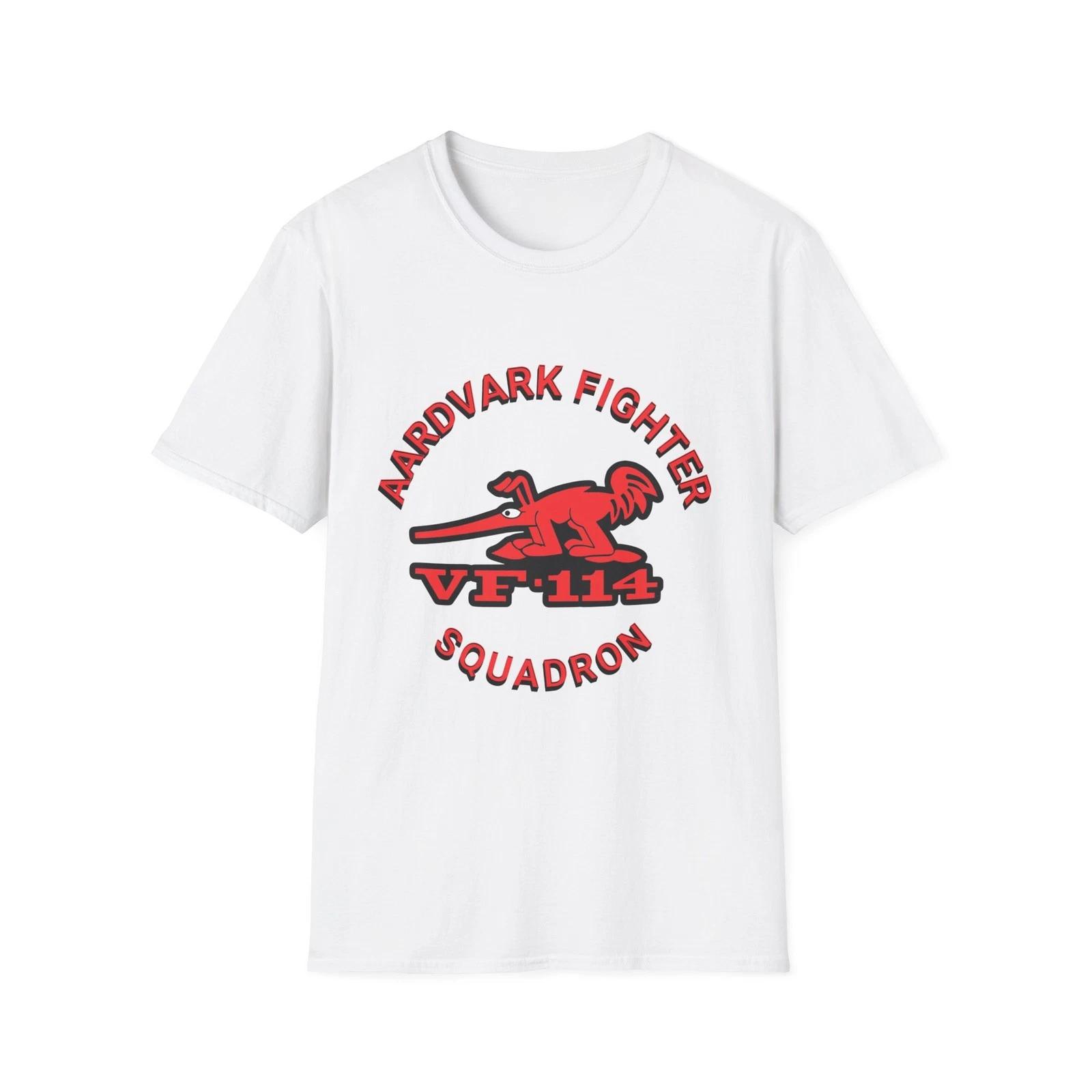 AARDVARK FIGHTER SQUADRON VF-114 Unisex Softstyle T-Shirt M