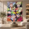 Decorative Tapestry,Naruto Printed Wall Art, Lightweight Wall Hanging For Bedroom Background