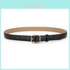 Genuine Leather Womens Summer Belt With Brass Buckle For Casual And Office Wear