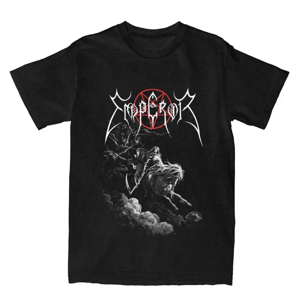 

Emperor Band Black Metal T-Shirt Men Women Plus O-Neck Harajuku Overd Streetwear Casual Unisex Tees#Color XXXXXL чёрный