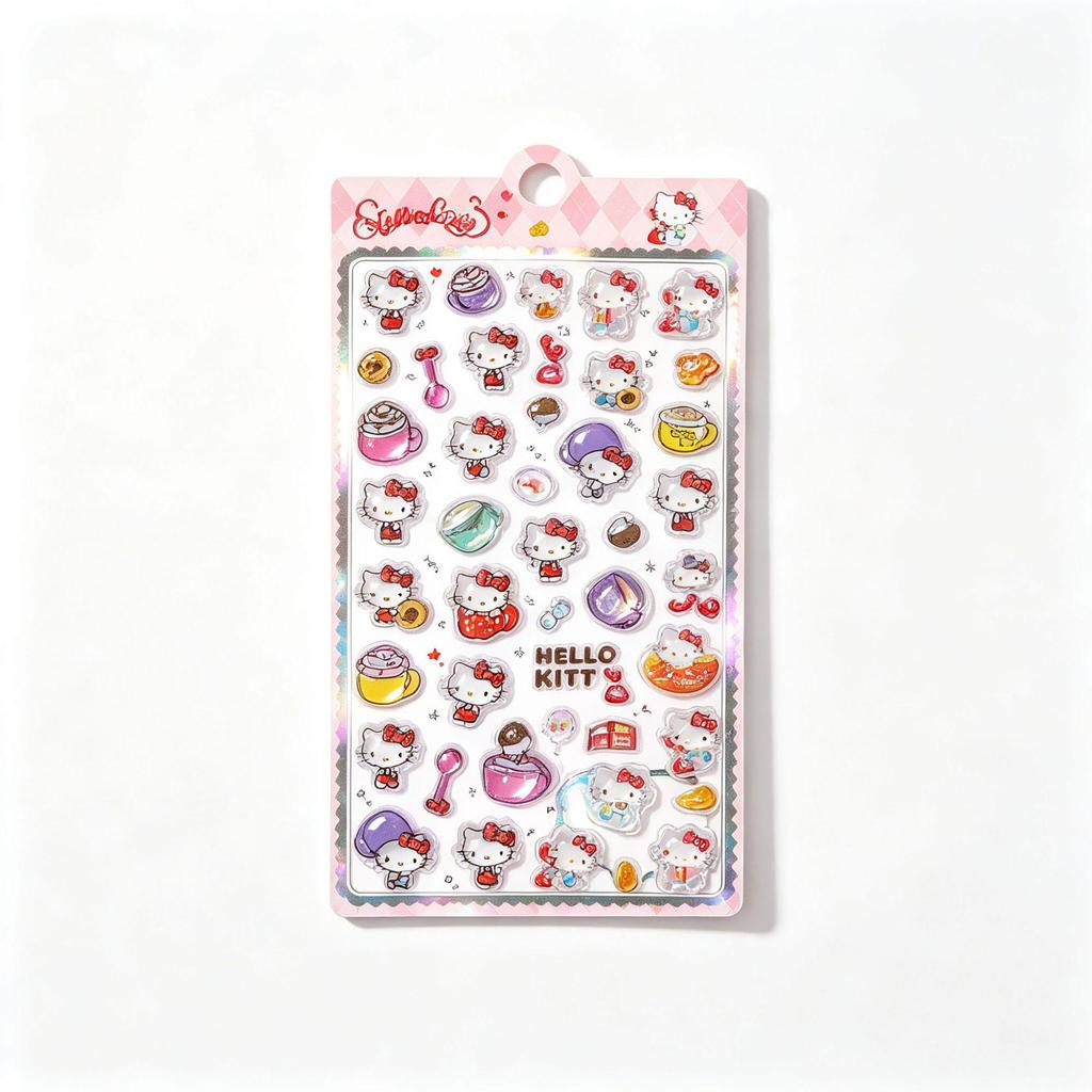 Popular 3D Animal Cartoon Crystal Stickers for Kids' Phone Cases