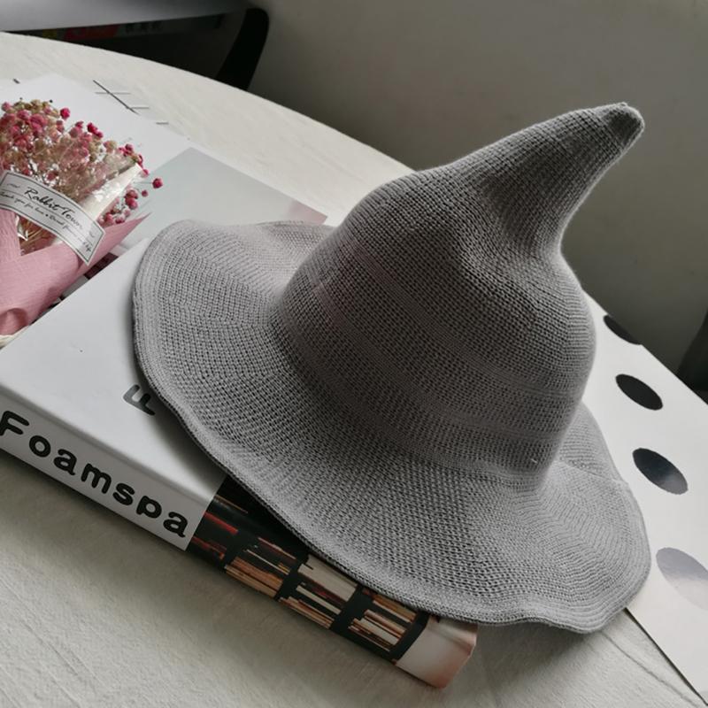 Винтажная женская шляпа ведьмы на Хэллоуин — фото 20