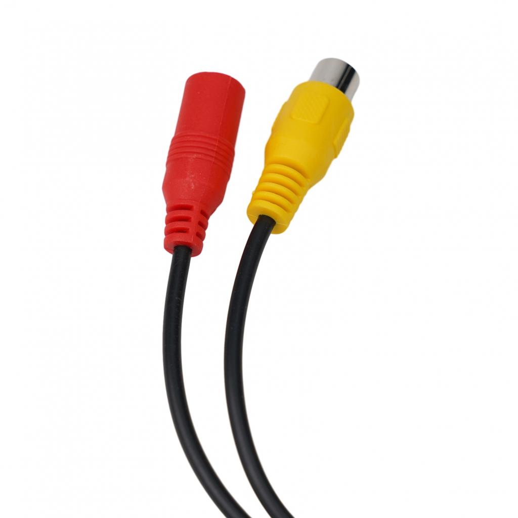 Car CVBS Male To 4 PIN Female Conversion Cable For Rear View Mirror DVR