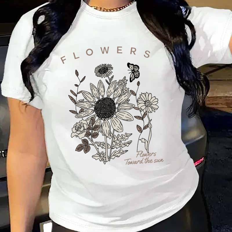 

Women s Crew Neck Short Sleeve T-Shirt, Soft Cotton Blend, Casual Daily Wear Essential XXL білий