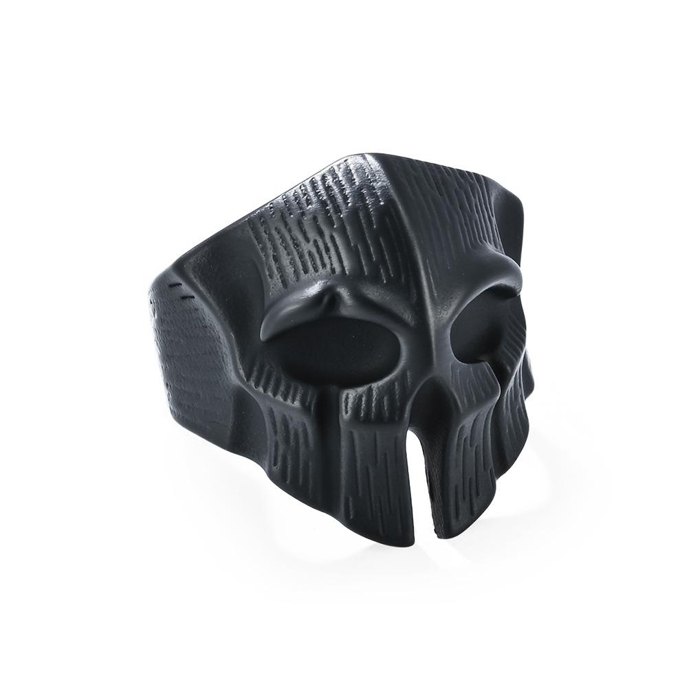 

Кольца-черепа спартанского воина 2025 года в ретро-стиле для мужчин, персонализированное модное кольцо, бутик ювелирных изделий 13 чёрный