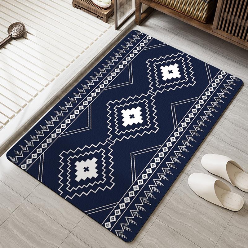 Bathroom Absorbent Mat Soft Diatom Mud Toilet Door Non-slip Mat Quick Drying Toilet Household Mat Simple