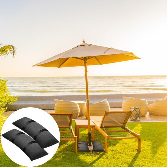 2 ks Základní závaží pro deštníky Venkovní doplňovatelné pytle s pískem Voděodolné odolné vůči UV záření z textilie s vysokou hustotou Pytle na terasový nábytek Hmotnosti