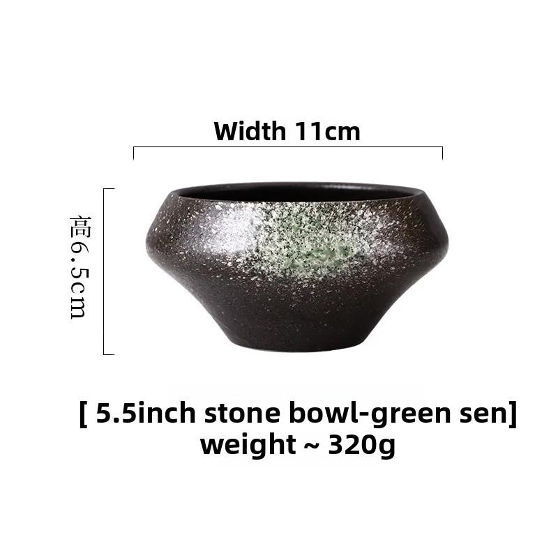 Japanese Style Ceramic Conical Bowl Creative Dessert Simple Deep Salad Bowl Commercial Rice Elegant Soup noodle ramen bowl