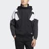 Adidas Colorblock Stand Collar Sports Jacket Men Outerwear Black HE7472