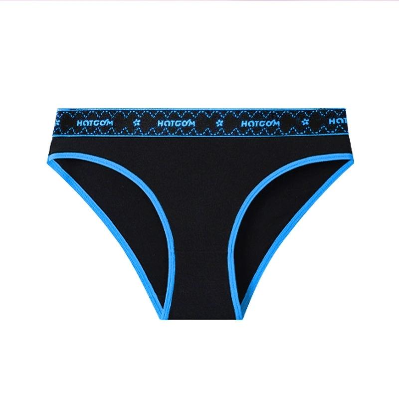 6 Stück Sexy Damen Slips Weiche Baumwollunterhosen Schwarz Unterwäsche Mädchen Slips Damen Atmungsaktive Stretch-Panty Damen Dessous XS-L