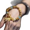 Exquisite Artistic Sandalwood & Imitation Turquoise Bracelet Wristband