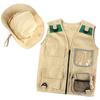 1 Set Kids Vest Suit Creative Useful Role Play Props Funny Multipurpose Early Educational Portable Adventure Clothing