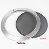 Car Subwoofer Decorative Speaker Grill Ring - Black, White, Gold, Silver