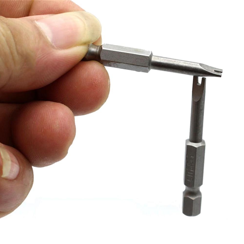 1 4 Hex Shank 50mm 5New MagneticU Shape Screwdriver Security Bits Tool
