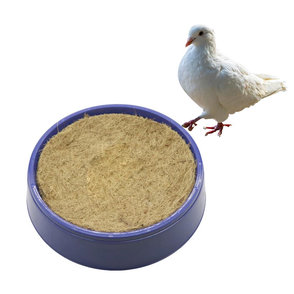 5Pcs 10Pcs Bird Straw Mat Nest Pigeon Hatching Breathable Bird Parrot Home Pet Dove Breeding Bowl