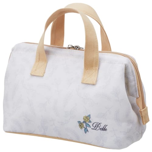 Skater Lunch Bag, Canvas, Insulated, Clasp Closure, Disney Botanical Bell Design, 22 X 12 X 16 Cm, KGAF1