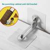 2/1 BUC Articol Anti-basculare Fără Găuri, Fixator Anti-basculare pentru Dulap, Dulap de Pantofi, Dulap, Raft de Cărți, Fixator de Conectare Mobilier Copii