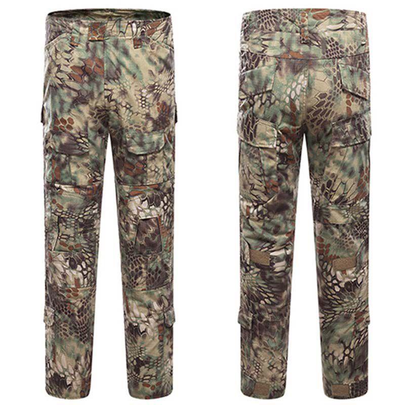 Men's Military Army Combat Tactical Airsoft Pants With Multi-pockets And Ergonomic Knee Design