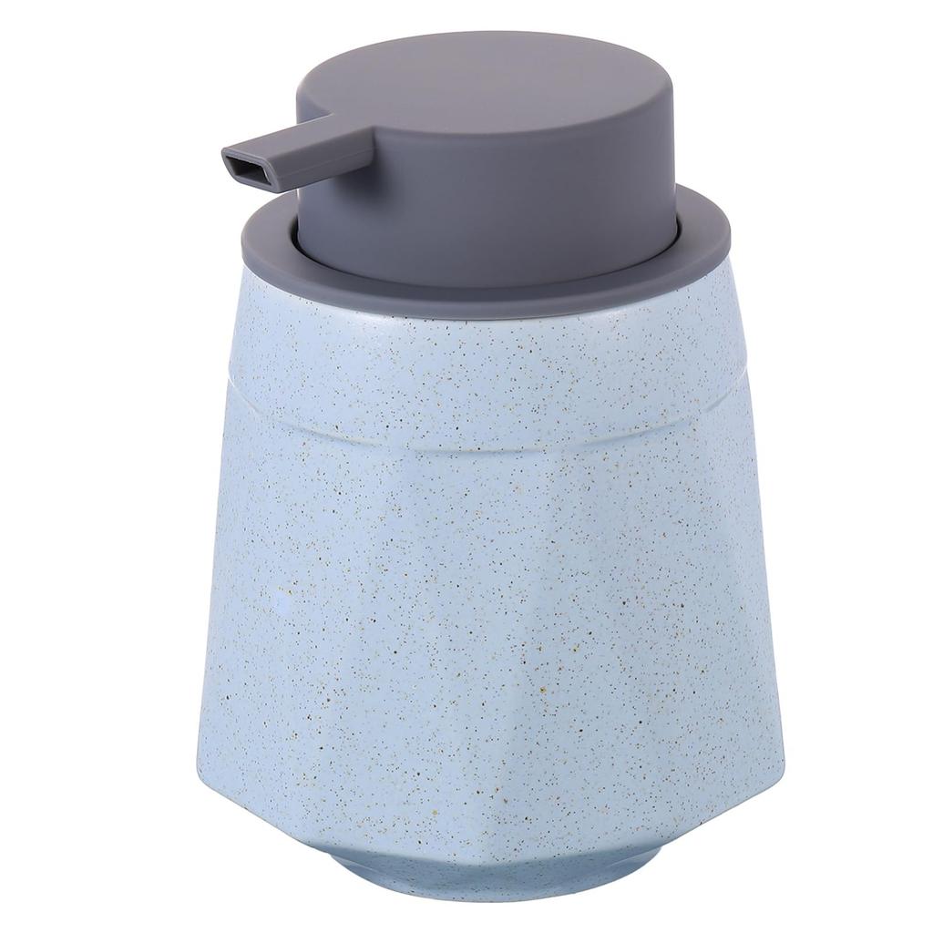 uxcell Foam Soap Dispenser Ceramic Foam Soap Pump for Bathroom Blue 400ml/13.5oz