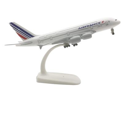 1/400 Mudellennukid A380 Prantsuse Lennufirma SulamLennuk LasteMänguasjad Airbus A380 Kogutav MiniatuurLennuk Näidismudel