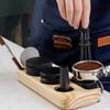 Functional Espresso Tamping Stand Set Coffee Tamper and Distributor Accessory for Professional and Home