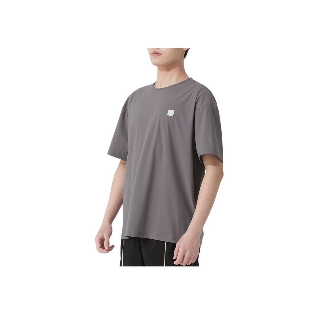 Puma Running Fitness Training Comfortable Breathable Stylish Short Sleeve T-Shirt Men Tops Gray 689289-71