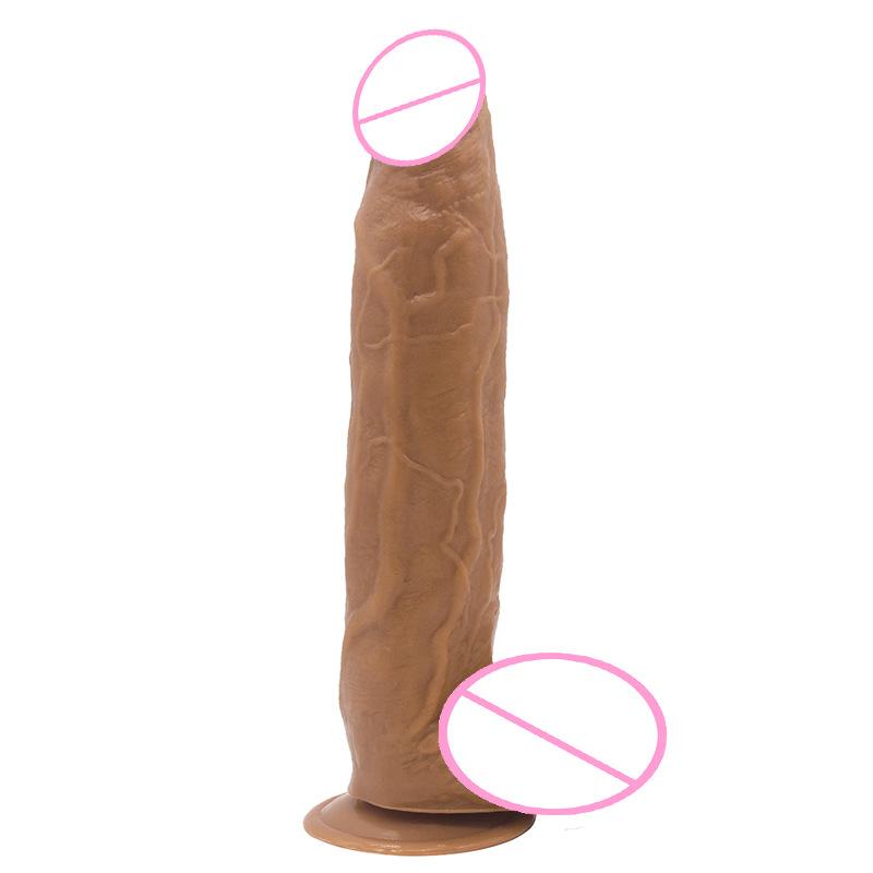 Realistischer Dildo Übergroßer superdicker Simulationsdildo Saugnapf Manueller superlanger Dildo Sexspielzeug für Erwachsene