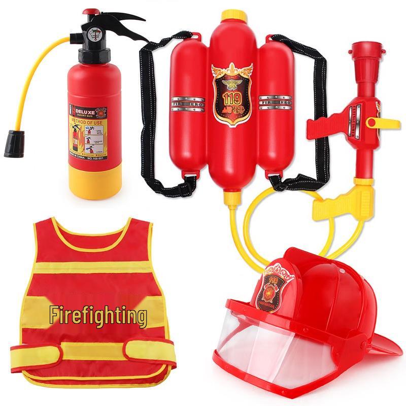 Kids' Pump-Action Fire Hose Water Blaster Toy for Summer Fun
