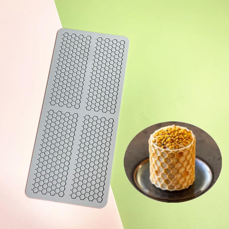 Dutý motýl, voština, cukr, obracející se krajková podložka, DIY jelení paroh, čokoláda, tenký křupavý dort, dekorace na pečení, silikonová forma