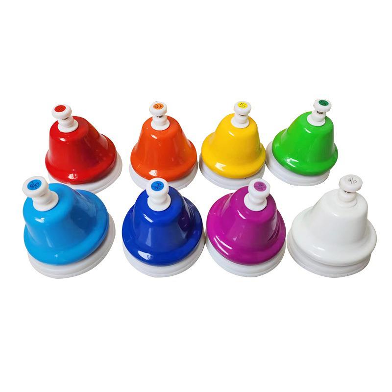 Campanelli a 8 Toni Orff: Campanelli Melodici Colorati Educativi per Bambini