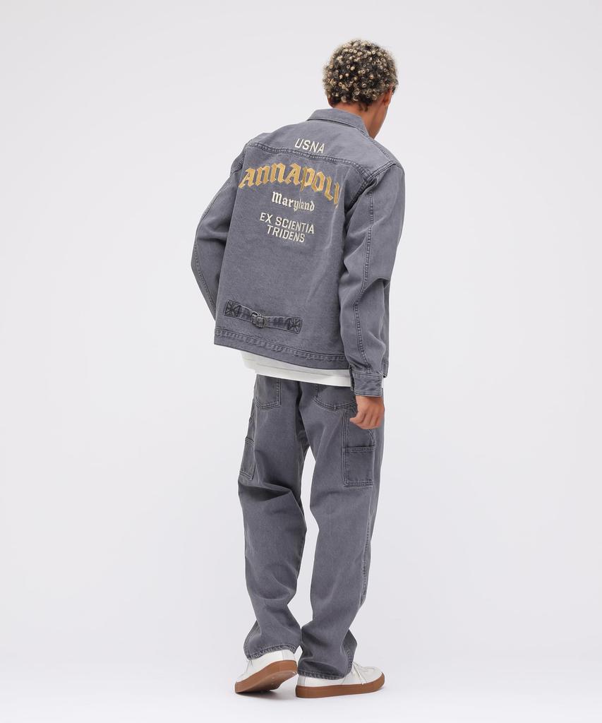 WEB Limited DENIM JACKET ANNAPOLIS Denim Jacket Annapolis 2XL 010 Black [Avirex] Men's 783-5152016