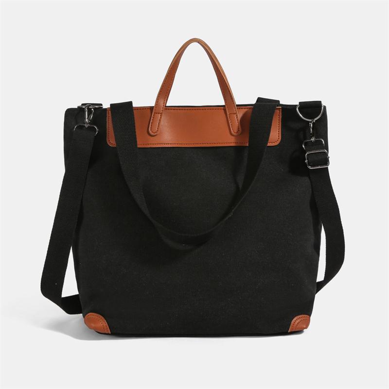 Women's Canvas Bag Large Capacity Shoulder Bag Commuter Handbag