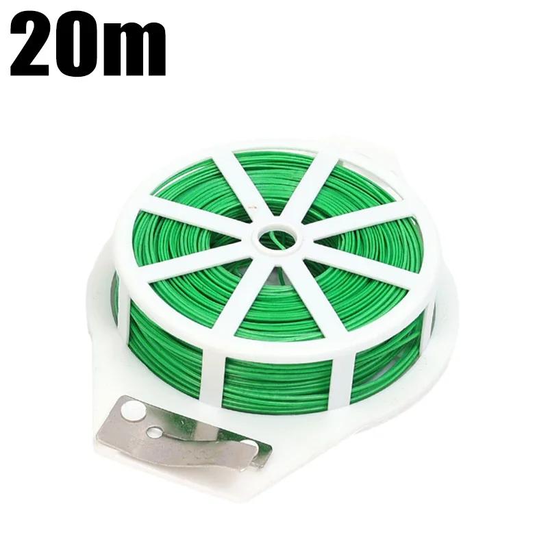 

Garden Strapping Bundle Wire Multifunctional Plastic Steel Twist Tie Reusable Flower Plant Climbing Cane Fixed Line Supports