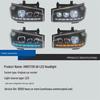 Sinotruk 380/336/310 Triple Lens LED Laser Headlight Assembly