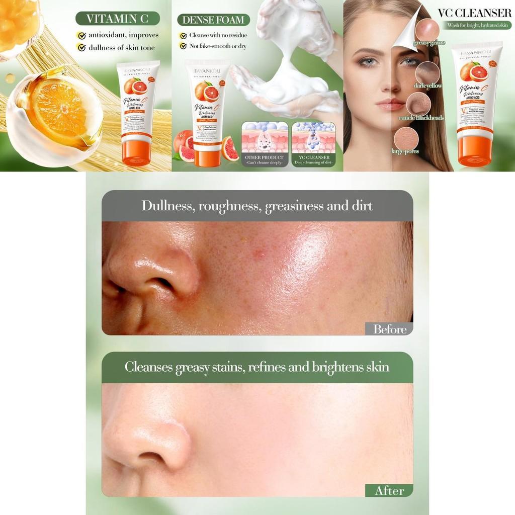 Vitamin Fayankou Grapefruit C Amino Acid Cleanser For Moisturizing And Skin Smoothing