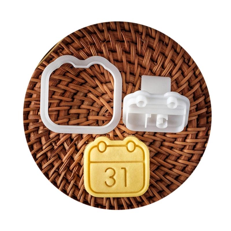 

Набор форм для печенья на Хэллоуин Легко чистить Уникальное украшение для торта Домик с привидениями Формы для печенья Пластиковый штамп для печенья