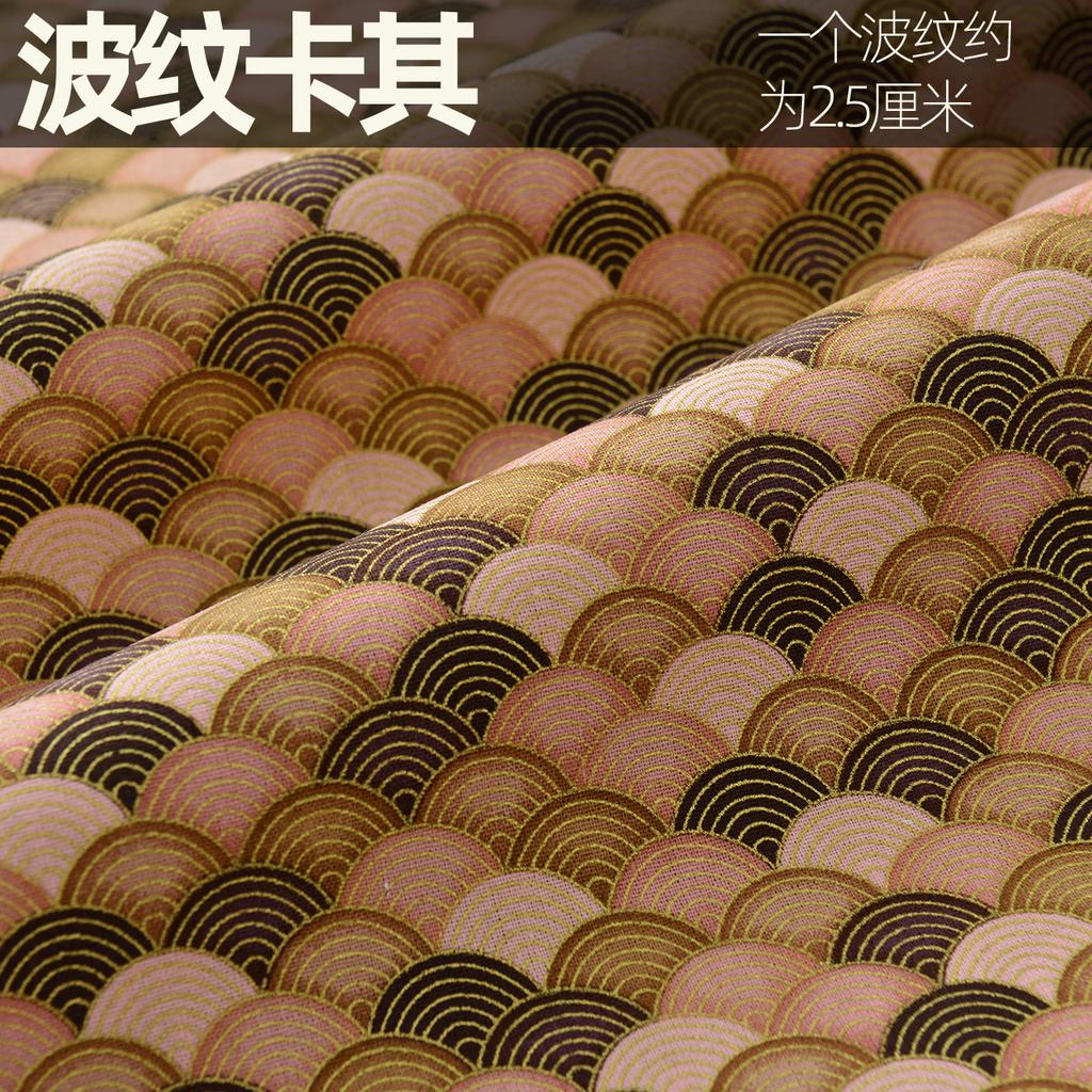Bronzing Pure Cotton Japanese Fabric By The Meter for Clothing Cheongsam Hanfu Bag Tablecloths DIY Sewing Printed Cloth Colorful