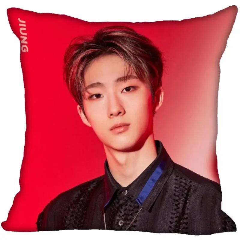 P1Harmony KPOP Cushion Cover Polyester Throw Pillow Case Super Soft Satin Fabric Cushion Cover Festive Home Decorative Cushions
